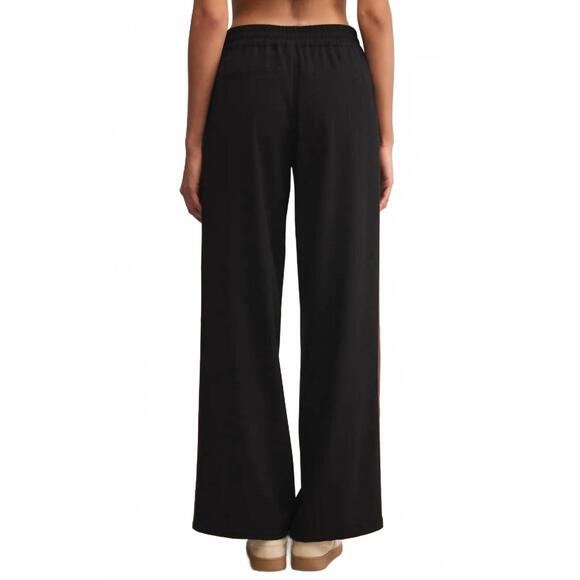 NEW Z SUPPLY saunder track pant in black - Picture 3 of 5